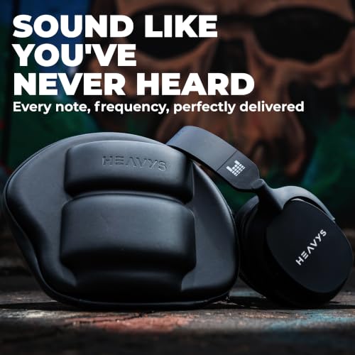 HEAVYS H1H Wireless Over-Ear Headphones, Active Noise Cancelling, 50Hr - image 2