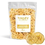 Sweetened Banana Chips - 4 Lb Healthy Snack Option, Elevate Your Healthy Lifestyle With These Delicious Banana...