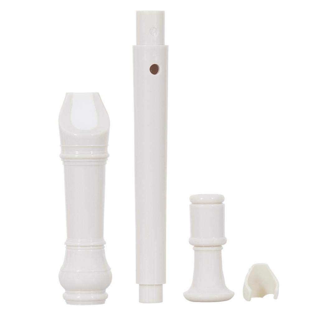 British ABS Baroque Treble B Tone 8 Hole Clarinet Descant Recorder White | Recorders | Band & Orchestral | Wind & Woodwind-image-48
