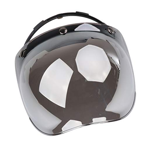 Visiera fumè a bolla 3 bottoni universale NZI con elastico