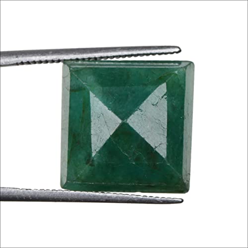 Gemhub U-1019 Loose Gemstones For Jewelry Making 3.00 Carat Square Cut Natural Green Emerald Natural Gemstones thumb #2
