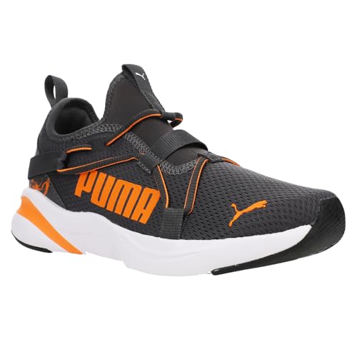 PUMA Kids Boys Softride Rift City Escape Slip On Sneakers Shoes Casual - Black, Orange2