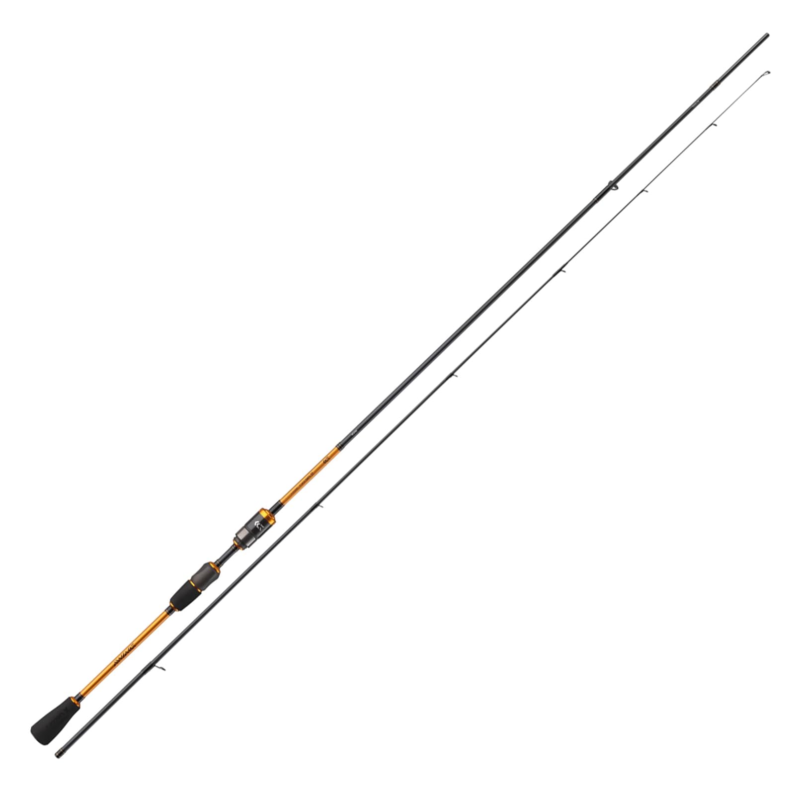 DAIWA Presso Trout Spin 702L, 2,​10m, 1-​6g, 2 Sezioni, Canna da Pesca Spinning UL, Canna da Trota