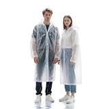 Okxiri 2 Pack Rain Coat, Rain Poncho, Ponchos Family Pack, Raincoat, Clear Rain...