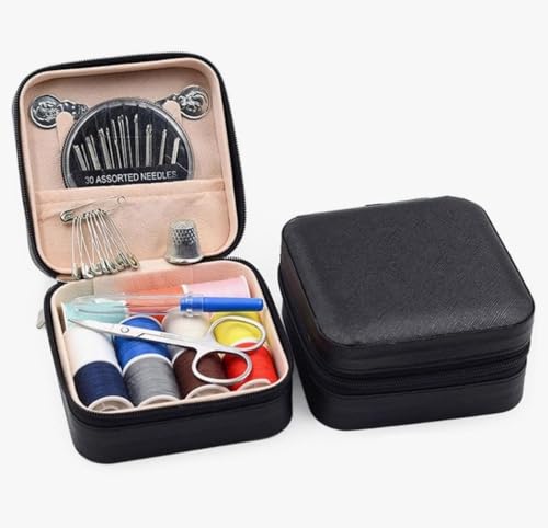 56-Piece Portable Travel Sewing Kit - Compact Emergency Sewing Kit