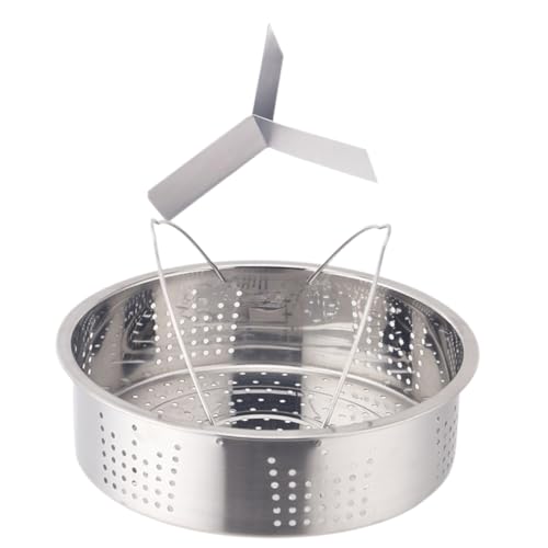 SMASOLO 1 juego Vaporera Inoxidable con Asa Doble y Separador para Cocción al Vapor Olla Eléctrica Multiusos y Sanitaria