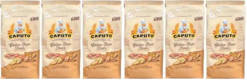 Image of Antimo Caputo Gluten Free Pizza Flour 2.2lb - All Natural Multi Purpose Flour & Starch Blend for Baking Pizza, Bread, & Pasta (6 Pack)