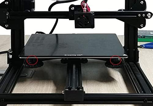 3Dman Heatbed Silicone Leveling Column, Solid Bed Mounts 3 pcs 18mm+1 pcs 16mm Stable Hotbed Tool Heat-Resistant Silicone Buffer for Ender 3/ PRO/ V2 and CR 10 Series and Other 3D Printers