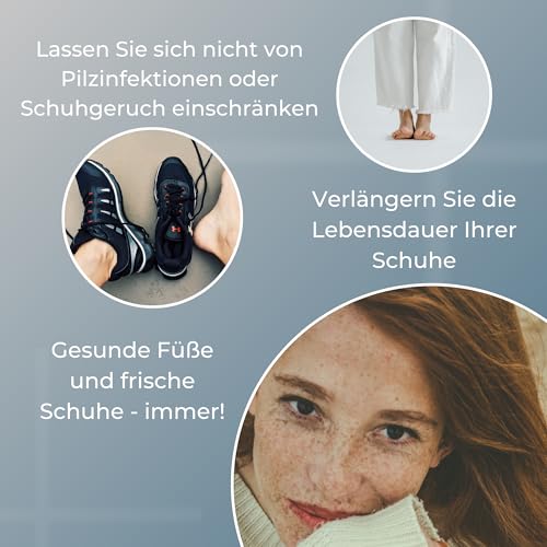 BIOpH+ Antimykotisches Schuhspray 250 ml – Beseitigt 99,9% der Pilze, die Fuß- & Nagelpilz verursachen, sowie geruchsbildende Bakterien