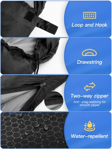 Forceatt Schlafsack 4 Jahreszeiten Schlafsack Winterschlafsack Deckenschlafsack Camping, Reise, Festival Geeignet für Verschiedene Jahreszeiten 2.4KG