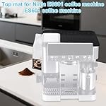 Top Mat for Ninja Luxe ES601 Espresso Coffee Machine, Food Grade Silicone Top Protector Anti-Slip Heat Resistant Waterproof Maker Pad Accessories for Ninja Luxe Cafe (Black) - Image 7