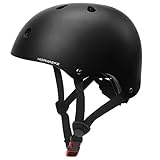KORIMEFA Skateboard Helmet Adjustable Skate Scooter Helmet for Youth Adult Lightweight Multi-Sport...