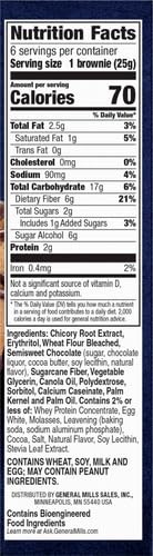 Fiber One DCS-3637 70 Calorie Brownies, Chocolate Chip Cookie, Snack Bars thumb #13