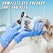 Zniry Veterinary Otoscope Opthalmoscope LED ENT Diagnostic Set, with Diagnostic Premium Instruments Vet Otoscope Set, Otoscope for Dogs, Pet Otoscope