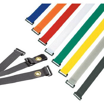 Panduit UCT5S-X6 Ultra-Cinch Hook and Loop Cinch Cable Tie, 18.0" Length, Blue (Pack of 10)