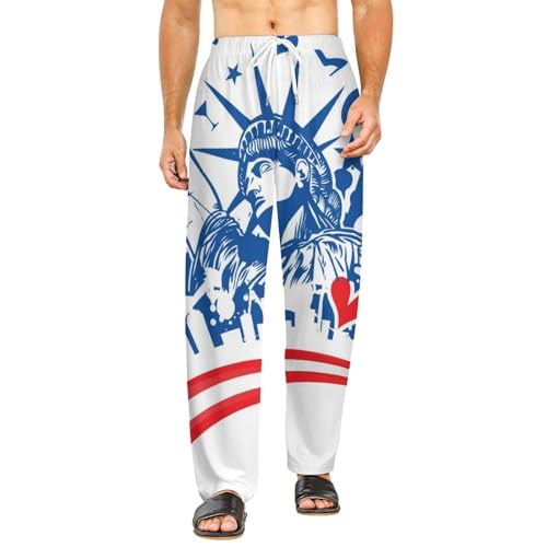 Pantalon de détente avec poches pour femme cherchant un bas de pyjama long