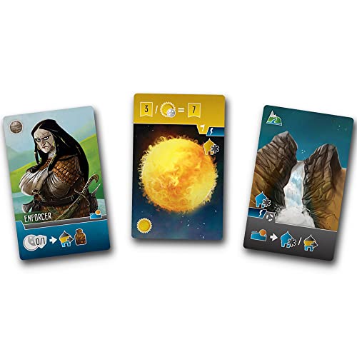 Image of Renegade Game Studios Wayfarers of the South Tigris Dice Placement Strategy Board Game, 1-4 Players, 60-90 Minutes | Strategic dice placement and worker management game for 60-90 minutes, featuring desert exploration and tableau building