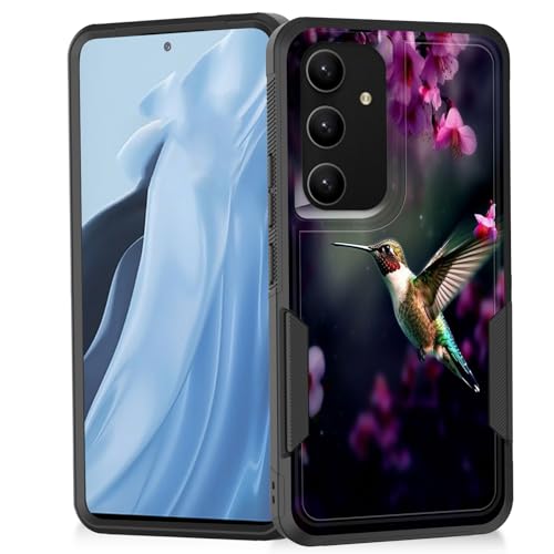 Coque rigide Galaxy S24 fleur de colibri pour le quotidien