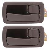 LUJUNTEC Interior Door Handles,Front Rear Door Handles Passenger Right Side,Replacement for 1992-1996 for Toyota for Camry,2pcs Brown Handles Replace
