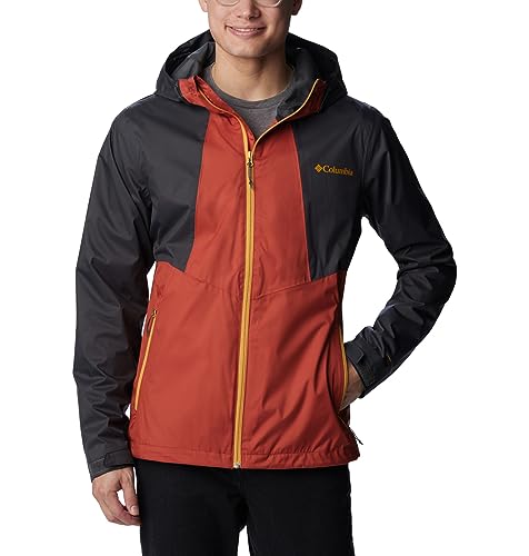 Columbia Men's Inner Limits II Jacket, Warp Red/Shark, 4X Tall at