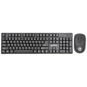 Manhattan Funk-Tastatur, Maus-Set 178990, Schwarz