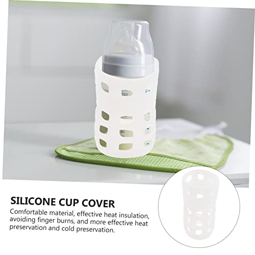 Manchon de tasse en silicone Milisten anti-brûlure pour bouteille et verre - 3