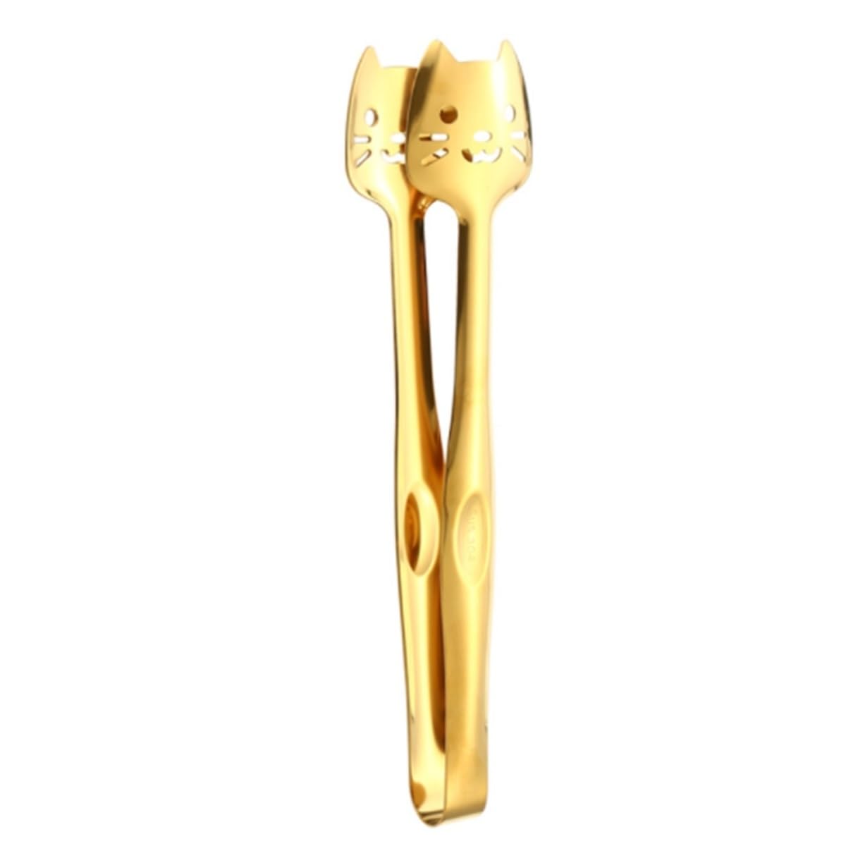 Szczypce Kuchenne Gotowania Szczypce Do Grilla Ze Stali Nierdzewnej Do Mocowania Żywności. Samoobsługowy, Antypoślizgowy Uchwyt Szczypce Do Grillowania(Gold)