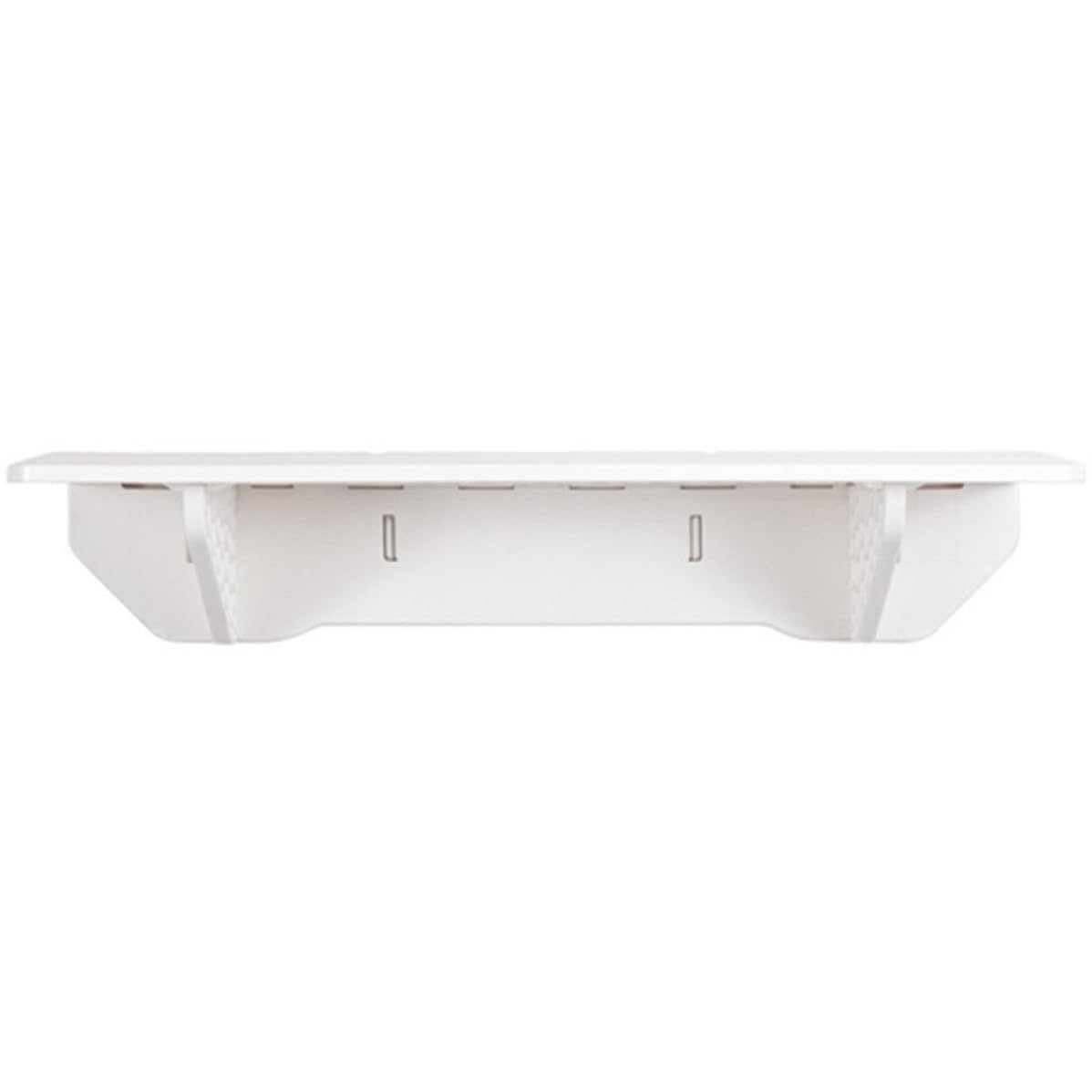 Support de rangement élégant et fonctionnel avec panneau mural pliable en ABS blanc