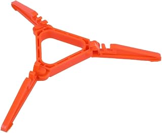 Soporte plegable de gas para estufa de camping, soporte de PC ligero con estabilidad mejorada, accesorio portátil de cocina al aire libre (naranja)