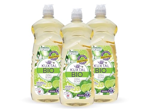 Kuxtal Dish Soap Liquid 3 Pack Gentle on Hands |