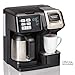 Hamilton Beach FlexBrew Trio 2-Way Coffee Maker, Compatible with K-Cup Pods or Grounds, Combo, Single Serve & Full 10c Thermal Pot, Black and Stainless