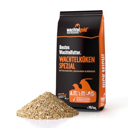 WachtelGold Küken Spezial 10kg Wachtelfutter ab Tag 1