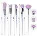 TTRWIN Unicorn Makeup Brushes 10pcs，Professional Foundation Powder Eyeshadow Blending Concealer Cosmetics Unicorn Horn Shaped Handles Fantasy Makeup Tools
