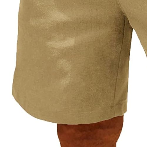 Shorts casual clásicos para hombre con bolsillos y cintura elástica miniatura 4