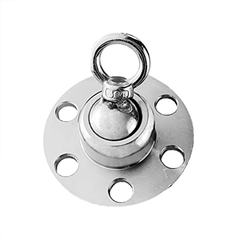 Ailistar 360°Swivel Stainless Steel Dog Stake Heavy Metal Dog Tie Out Stake For Yard Pet Stake With 6Pcs 8 Inches Length Nail #TOP1