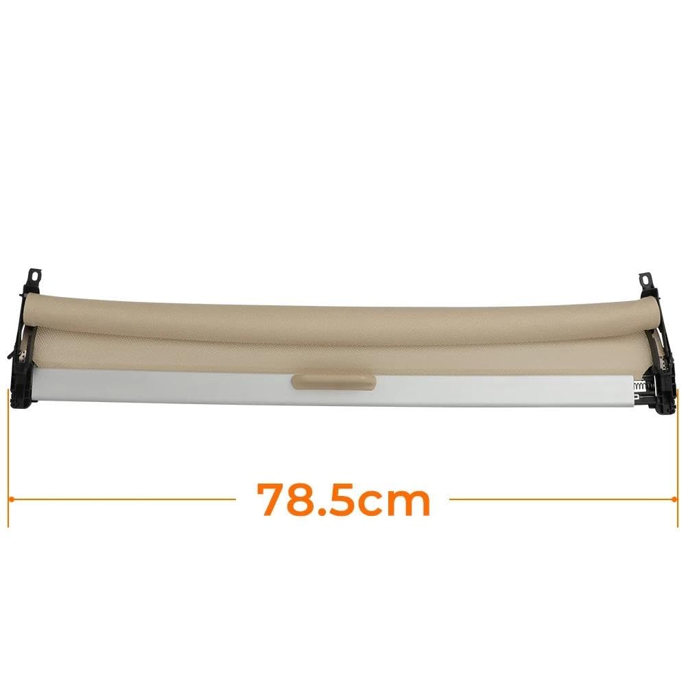 Scheibenabdeckung Gegen Für VW Für Golf 2013-2018 Sonnendachfenster Autokuppel Rollo Schild Sonnenschutz Vorhangabdeckung Schatten Schiebedach Montage(Beige)