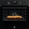 Electrolux EOF4P56H Forno da incasso multifunzione 72L, ventilato, grill, pulizia pirolitica, display LED Touch, classe energetica A+, design nero elegante, cottura multilivello uniforme