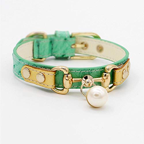 Correa para Mascotas Correa para Mascotas de 32 mm, Correa para Collar de Perro de Acero Inoxidable, Correa para Collar de Bulldog Pitbull, Cadena Dorada, Correa de Entrenamiento par