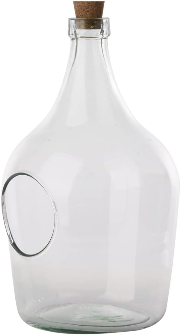 Esschert Design AGG84 Front Open Terrarium Medium Bottle, 5 Liter, Glass, Clear
