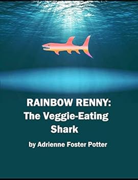 Paperback Rainbow Renny: The Veggie-Eating Shark Book