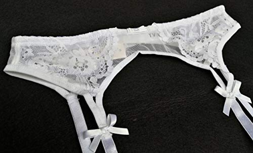 TVRtyle Women’s Black Metal Clips Sexy Garter Belts for Stockings S5124