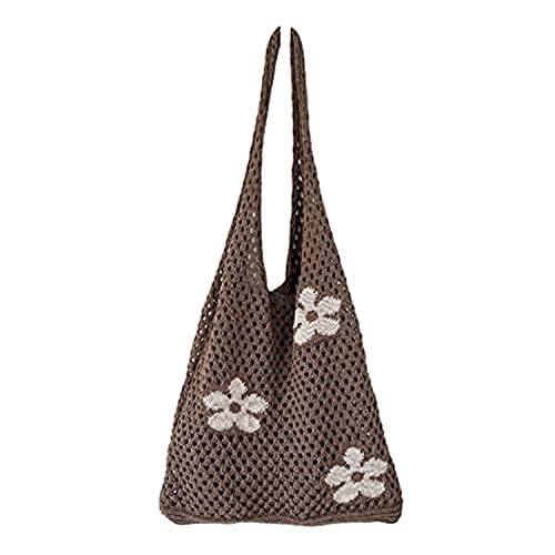 Bolso Tote Crochet estilo Fairycore para Mujer miniatura 1