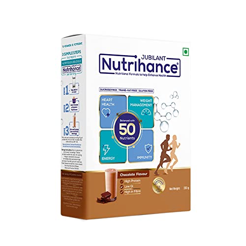 Image of Complete Nutritional Drink Balanced With 50 Vital Nutrients | Nutrition Drink (200 G Chocolate Flavored)