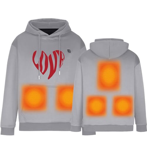 Gilet chauffé USB mixte avec 3 températures réglables pour hiver