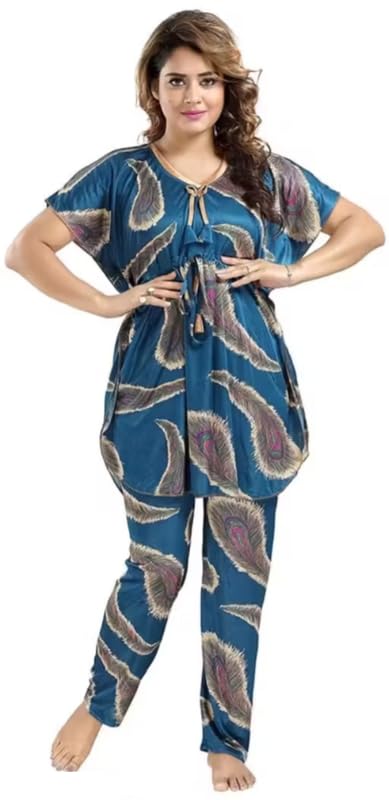 shrimat Stylish Kaftan Nighty GILS DAILYWEAR Nightsuit-picture-16