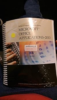 Spiral-bound Microsoft Office Applications 2013 Book