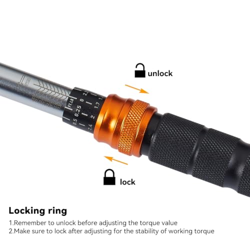 Image of 3 /8 inch Drive Click Torque Wrench for Spark Plug, Motorcycle, and Car