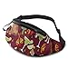 DJNGN Cascanueces Soldados de Juguete Unisex Riñonera Cremalleras Bolsa Ajustable Casual Riñonera Correr