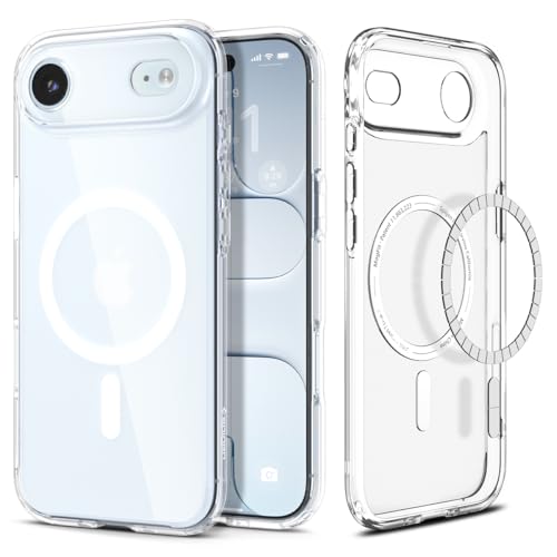 Image of Spigen for iPhone Air Case, Ultra Hybrid MagFit [TPU Covered Camera Control] [Anti-Yellowing] [Compatible with Magsafe] - Frost White