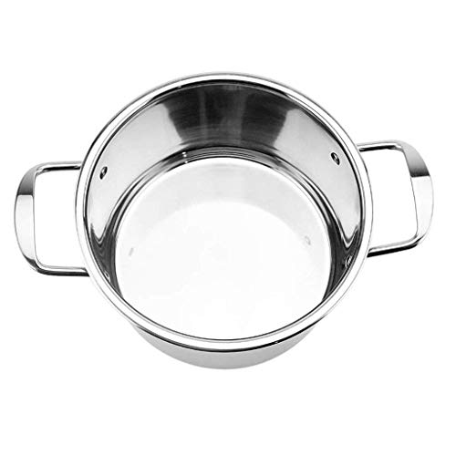 Marmite en acier inoxydable induction avec couvercle faitout robuste - 4